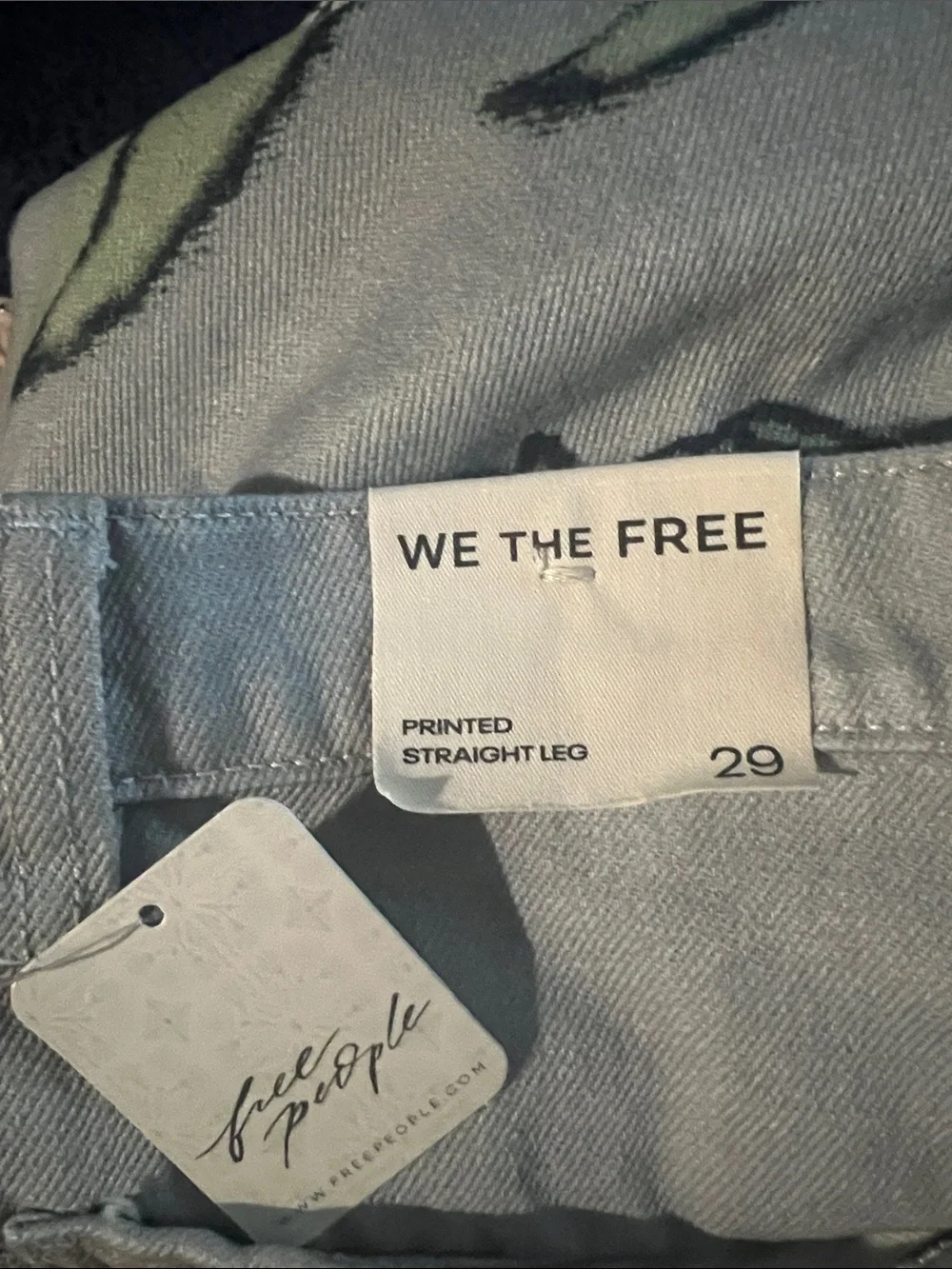 Free People Tinsley Printed Jeans